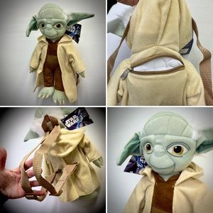 YODA Star Wars Backpack Buddy doll NWT